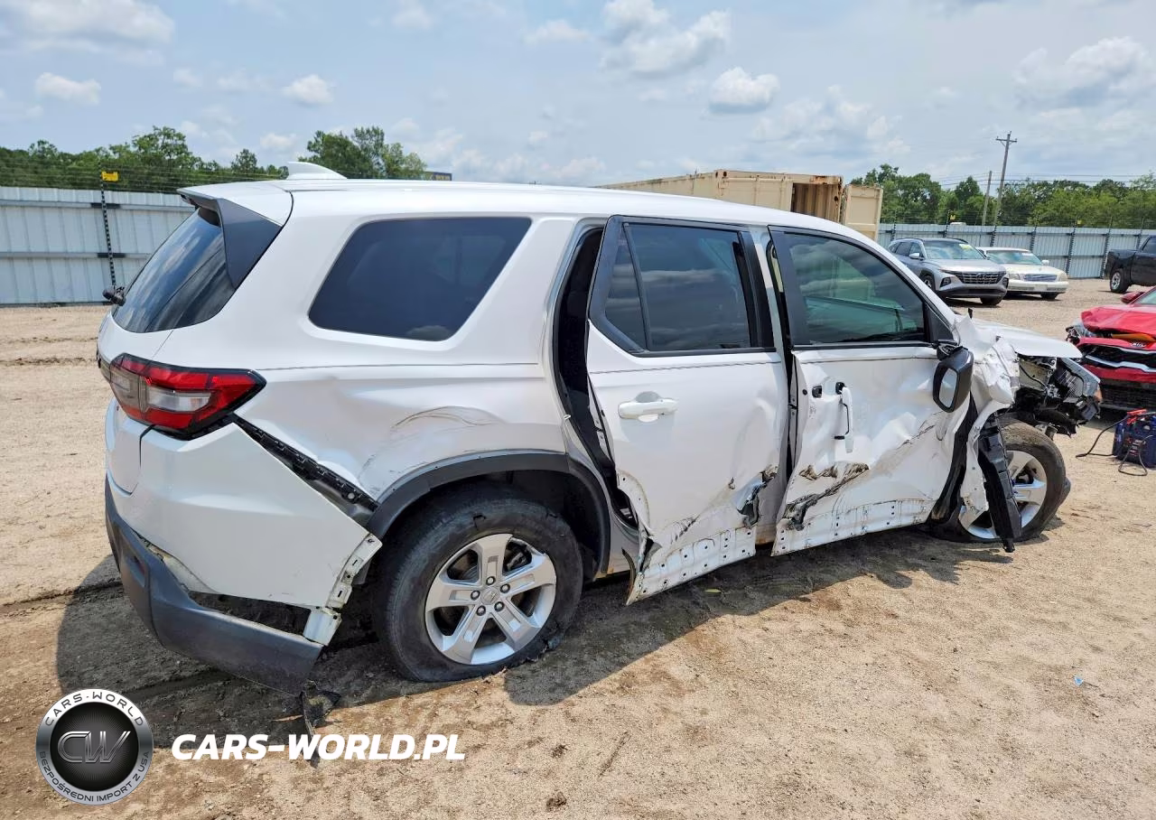 2023 Honda Pilot Lx VIN:5FNYG2H23PB014194 - 3