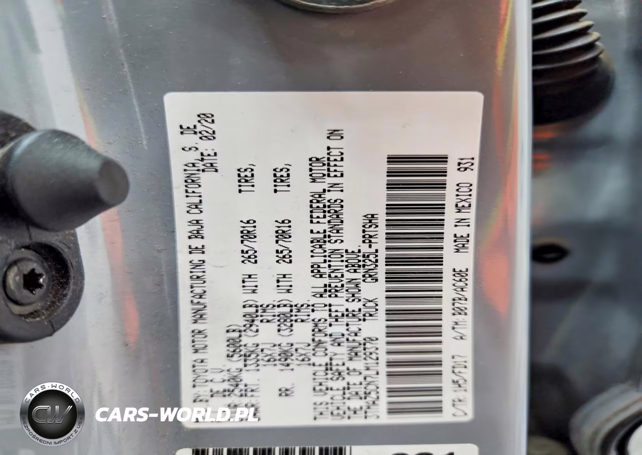 2020 Toyota Tacoma Trd Off-Road VIN:3TMAZ5CN7LM129370 - 13