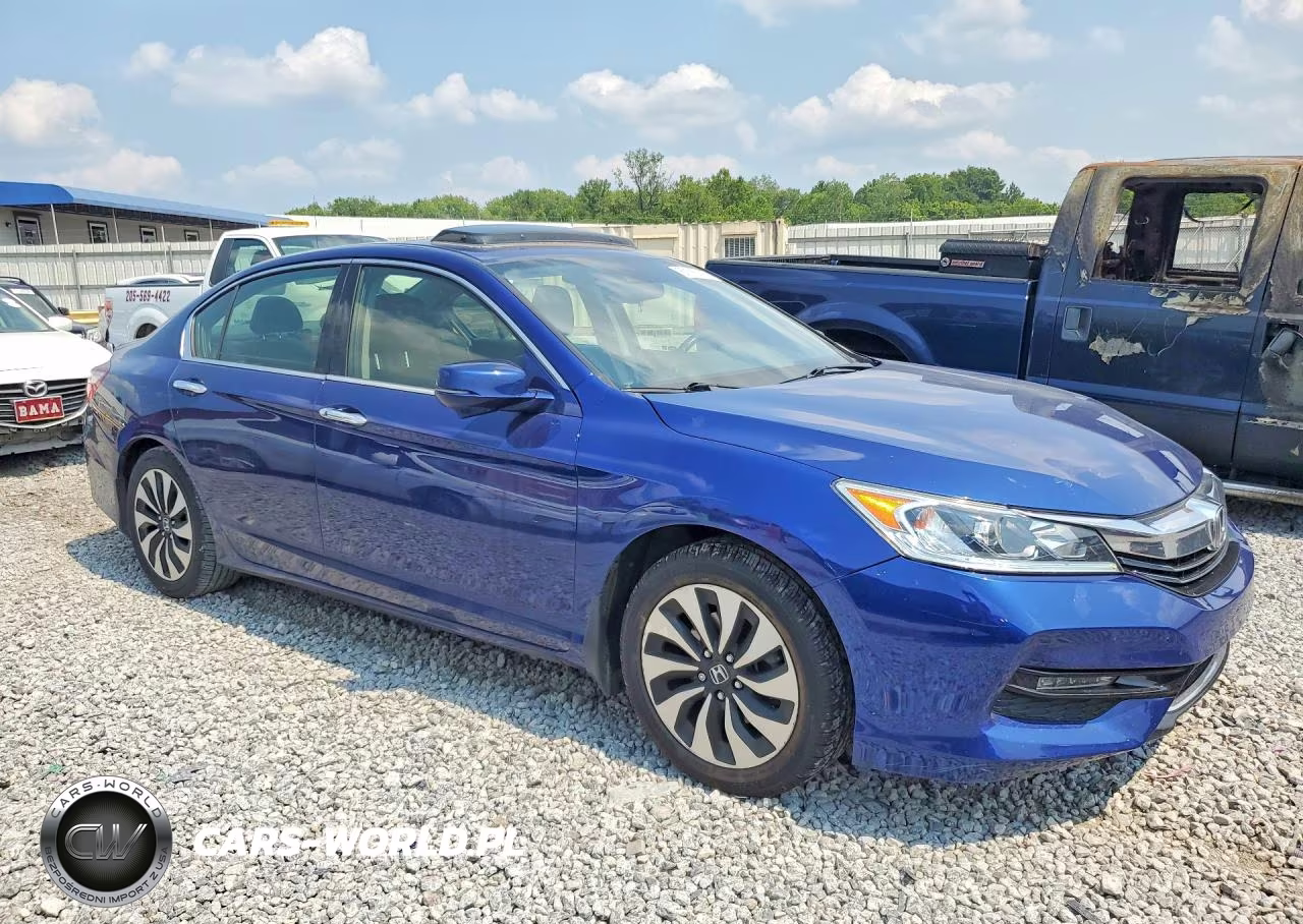 2017 Honda Accord Hybrid Exl VIN:JHMCR6F59HC008471 - 4