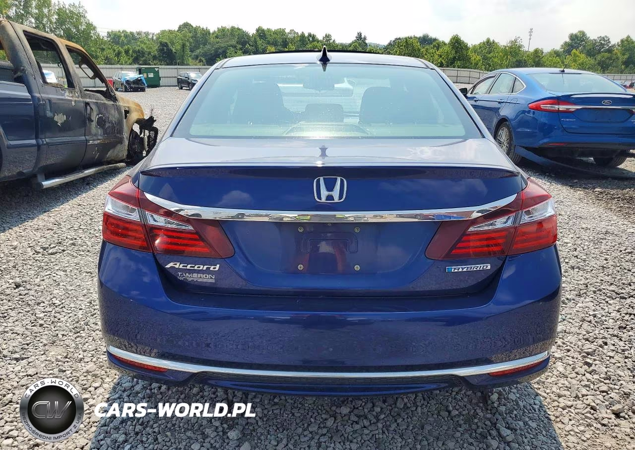 2017 Honda Accord Hybrid Exl VIN:JHMCR6F59HC008471 - 6