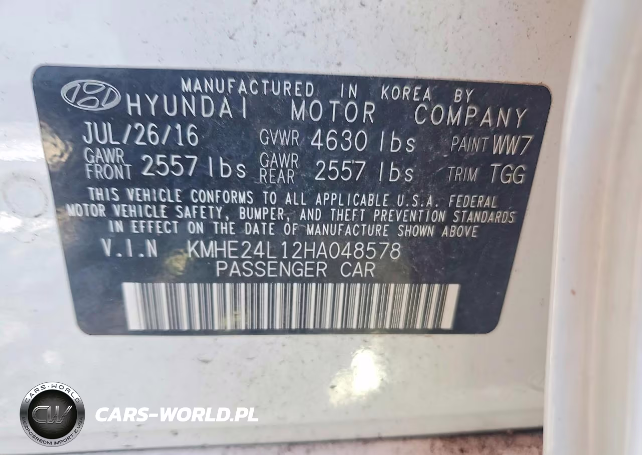 2017 Hyundai Sonata Hybrid Se VIN:KMHE24L12HA048578 - 12