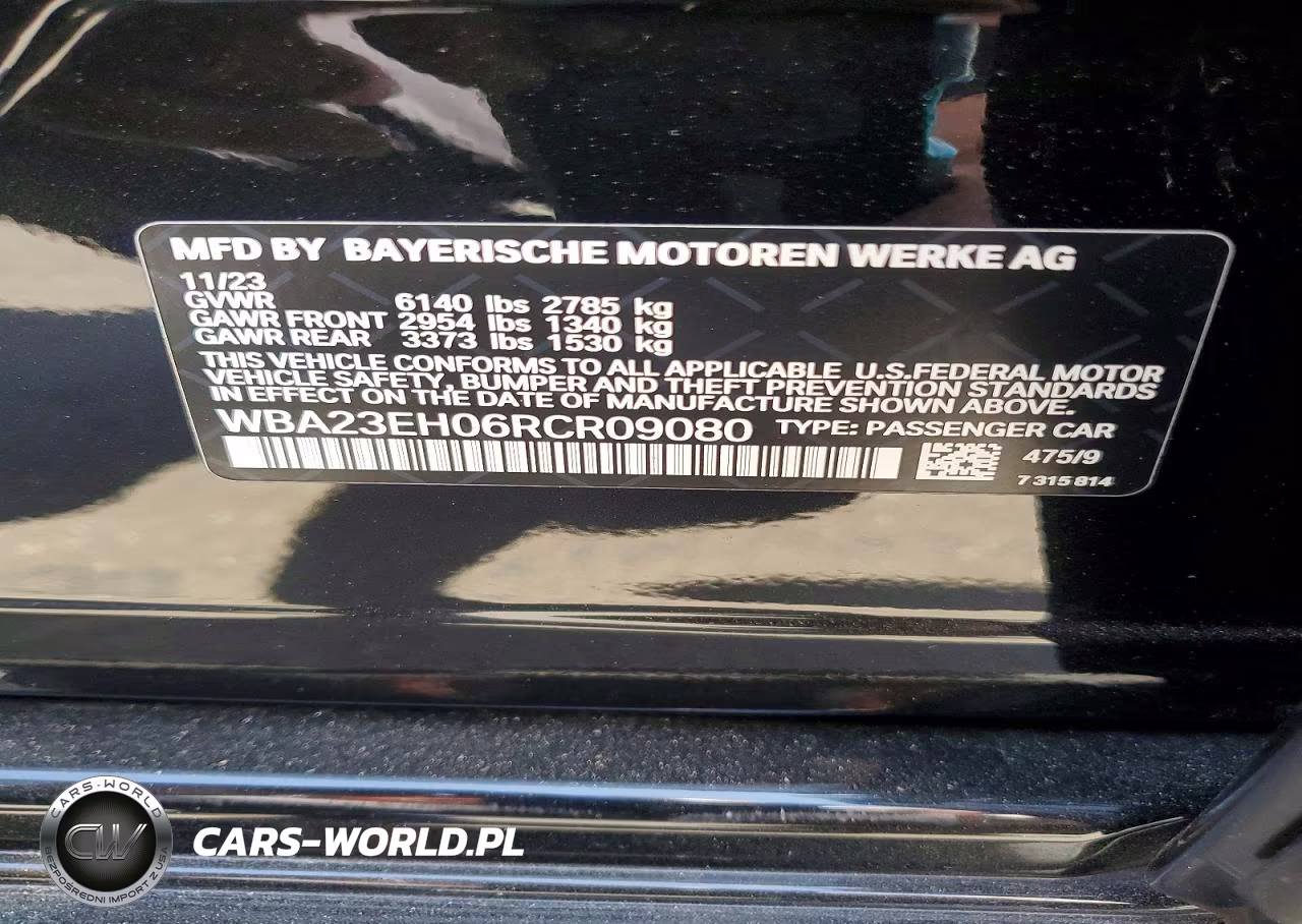 2024 BMW 740 I VIN:WBA23EH06RCR09080 - 12