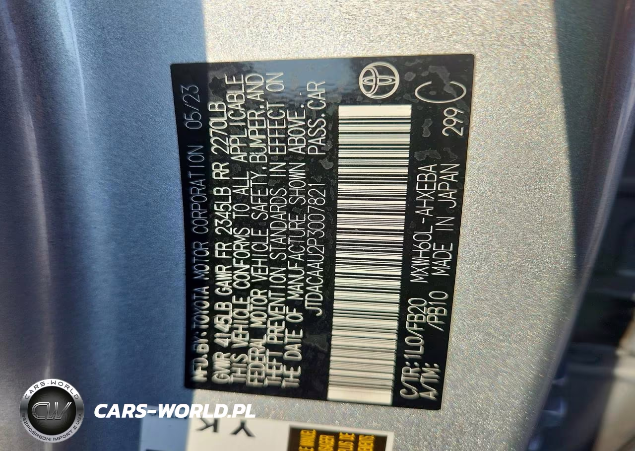 2023 Toyota Prius Le VIN:JTDACAAU2P3007821 - 13