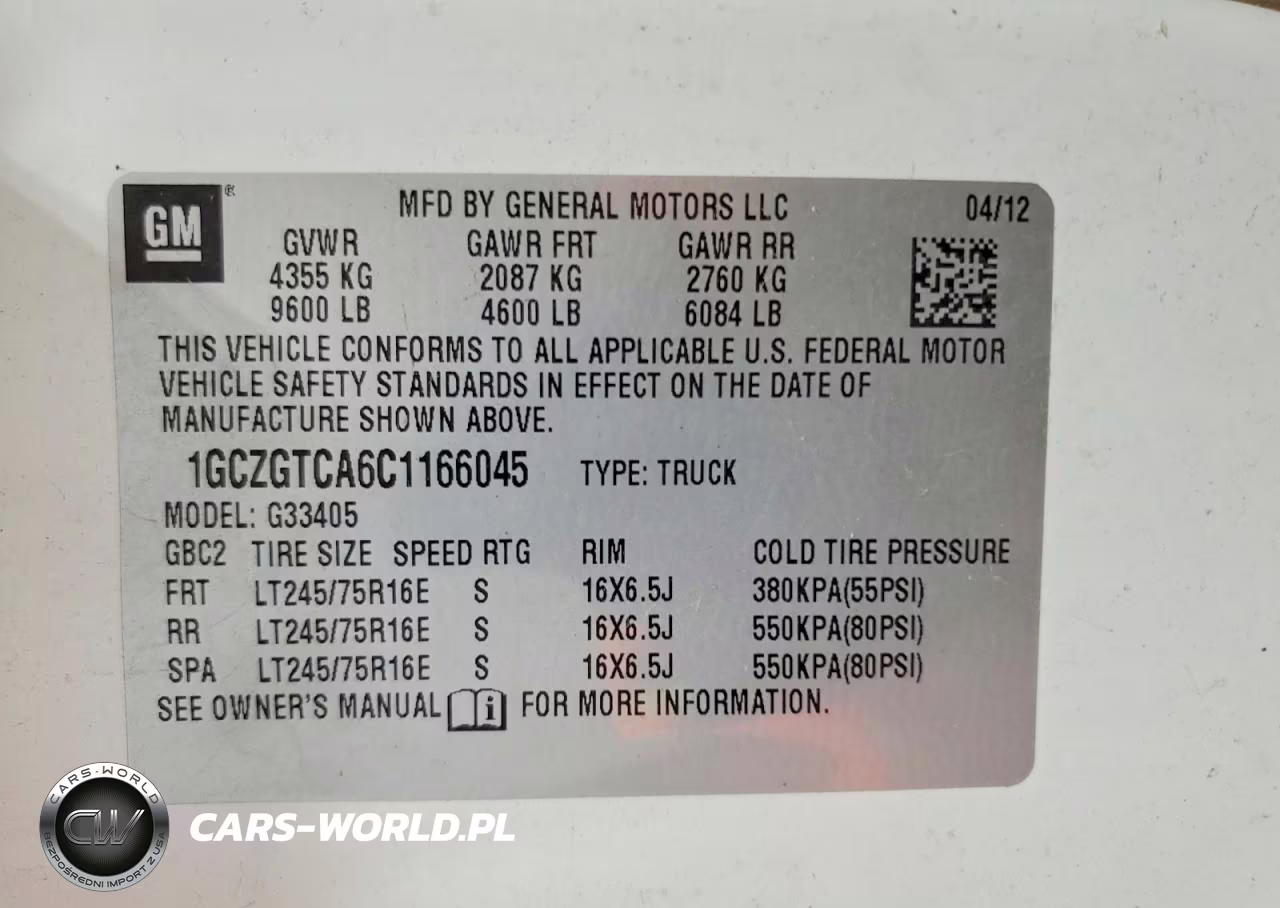 2012 Chevrolet Express G3500 VIN:1GCZGTCA6C1166045 - 13