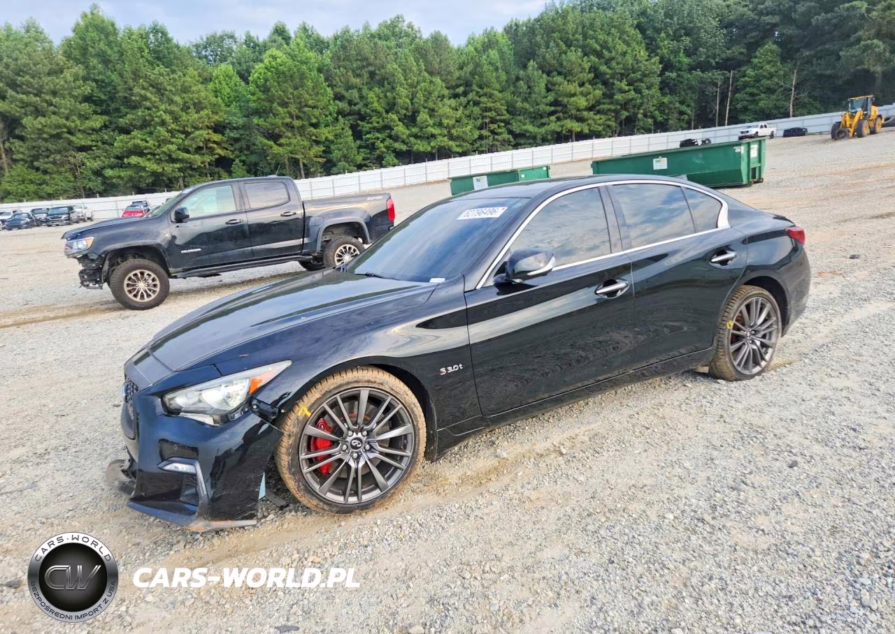 2018 Infiniti Q50 Red Sport 400 VIN:JN1FV7AR9JM700095 - 1