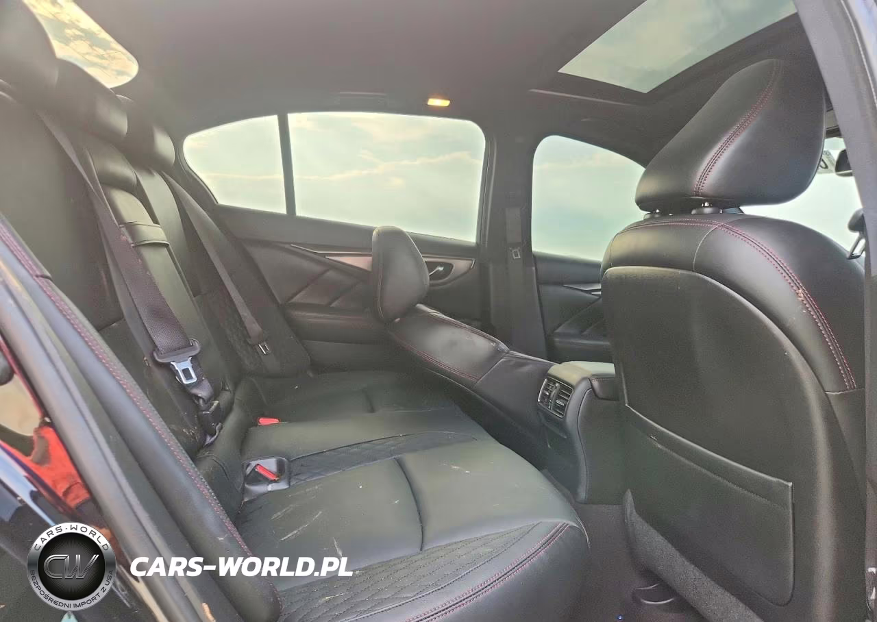 2018 Infiniti Q50 Red Sport 400 VIN:JN1FV7AR9JM700095 - 10