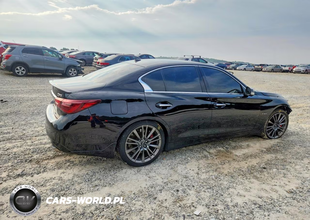 2018 Infiniti Q50 Red Sport 400 VIN:JN1FV7AR9JM700095 - 3