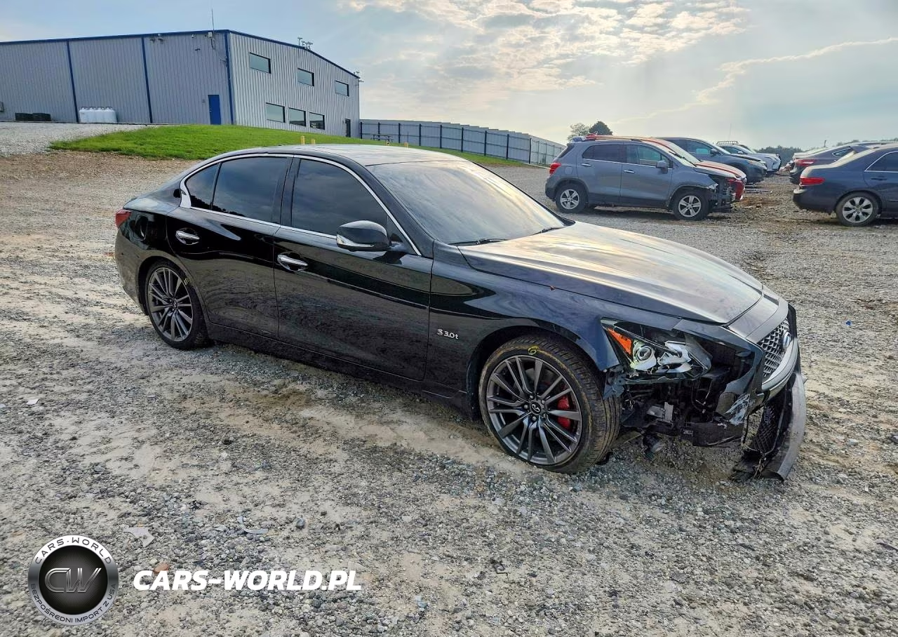 2018 Infiniti Q50 Red Sport 400 VIN:JN1FV7AR9JM700095 - 4
