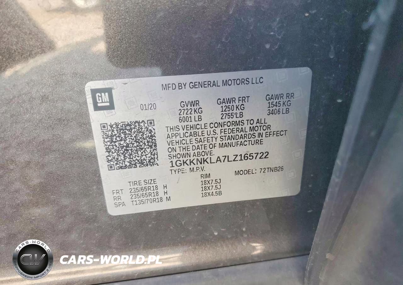 2020 GMC Acadia Sle VIN:1GKKNKLA7LZ165722 - 13