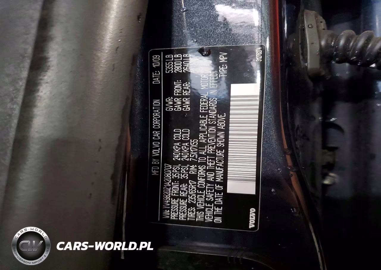 2010 Volvo Xc60 3.2 VIN:YV4982DZ1A2080707 - 13