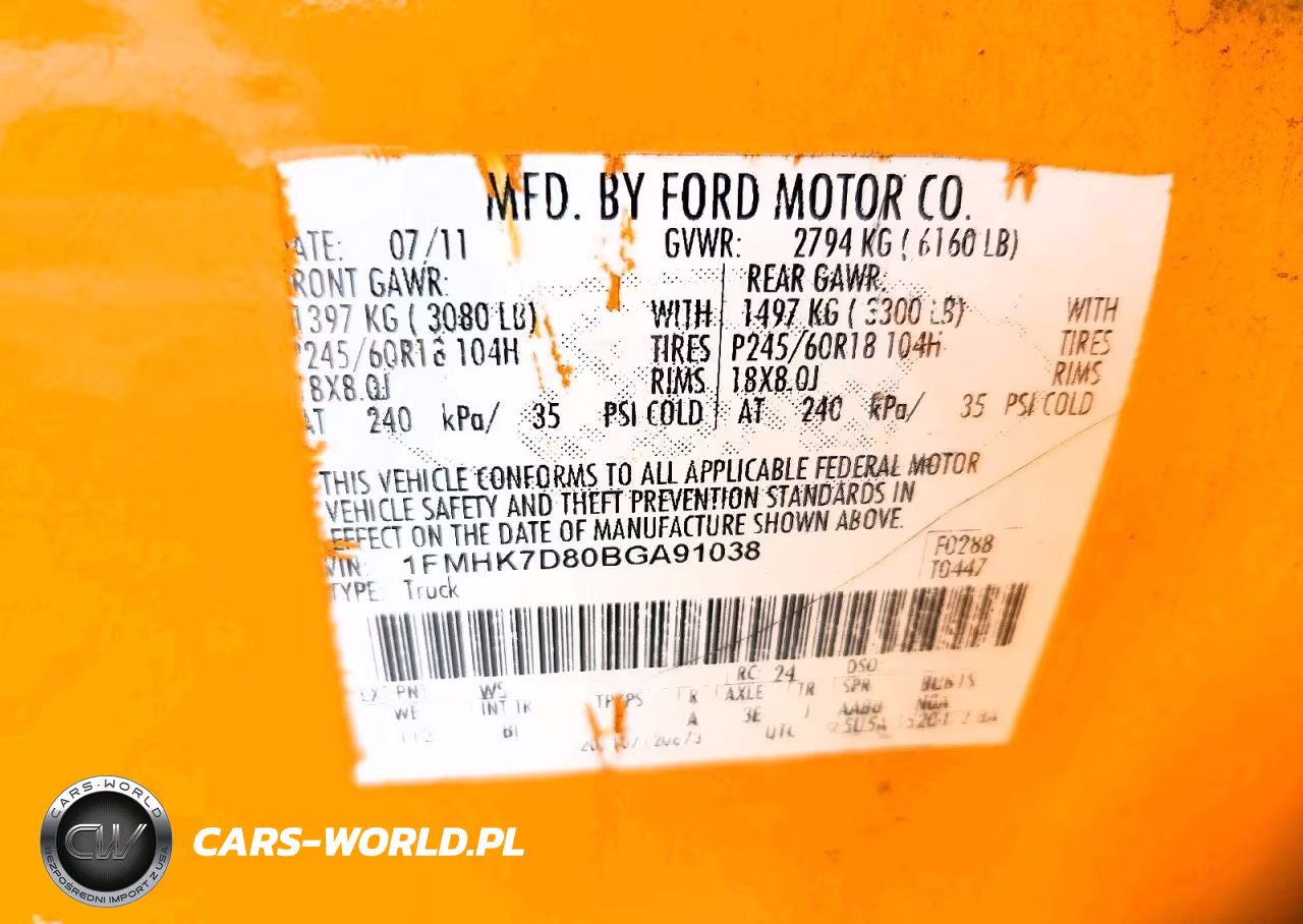 2011 Ford Explorer Xlt VIN:1FMHK7D80BGA91038 - 14