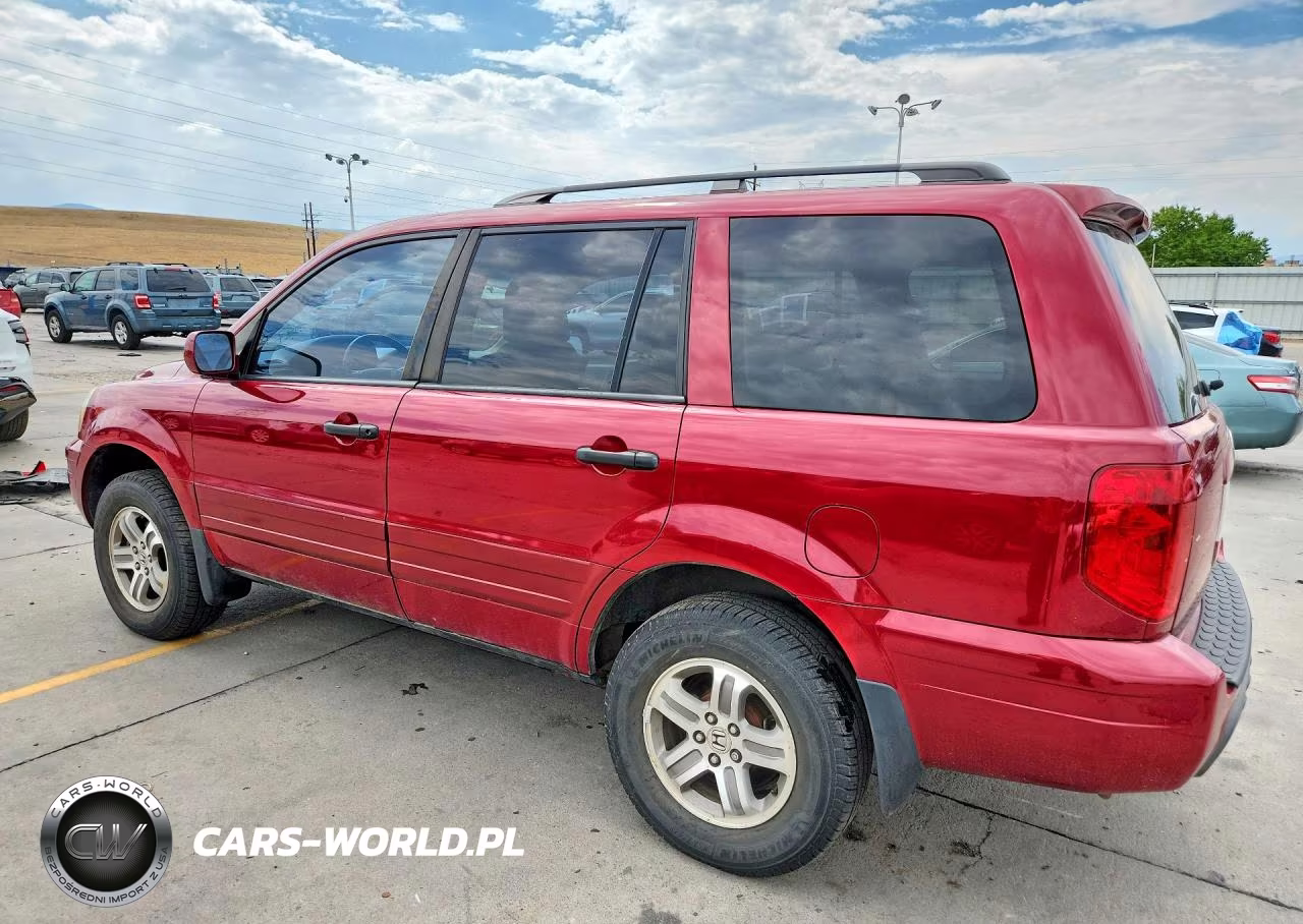 2003 Honda Pilot Exl VIN:2HKYF18683H595462 - 2