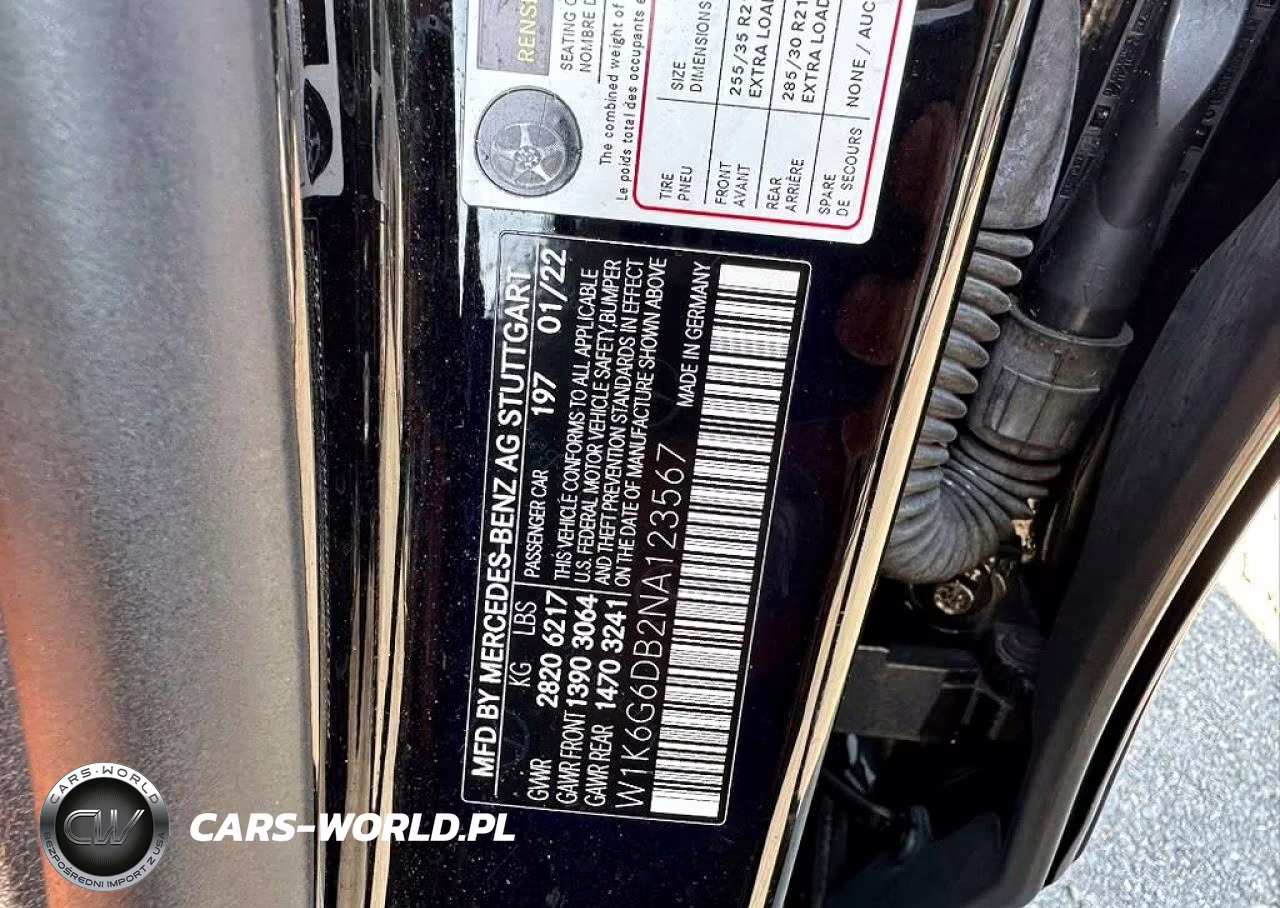 2022 Mercedes-Benz S 500 4Matic VIN:W1K6G6DB2NA123567 - 10