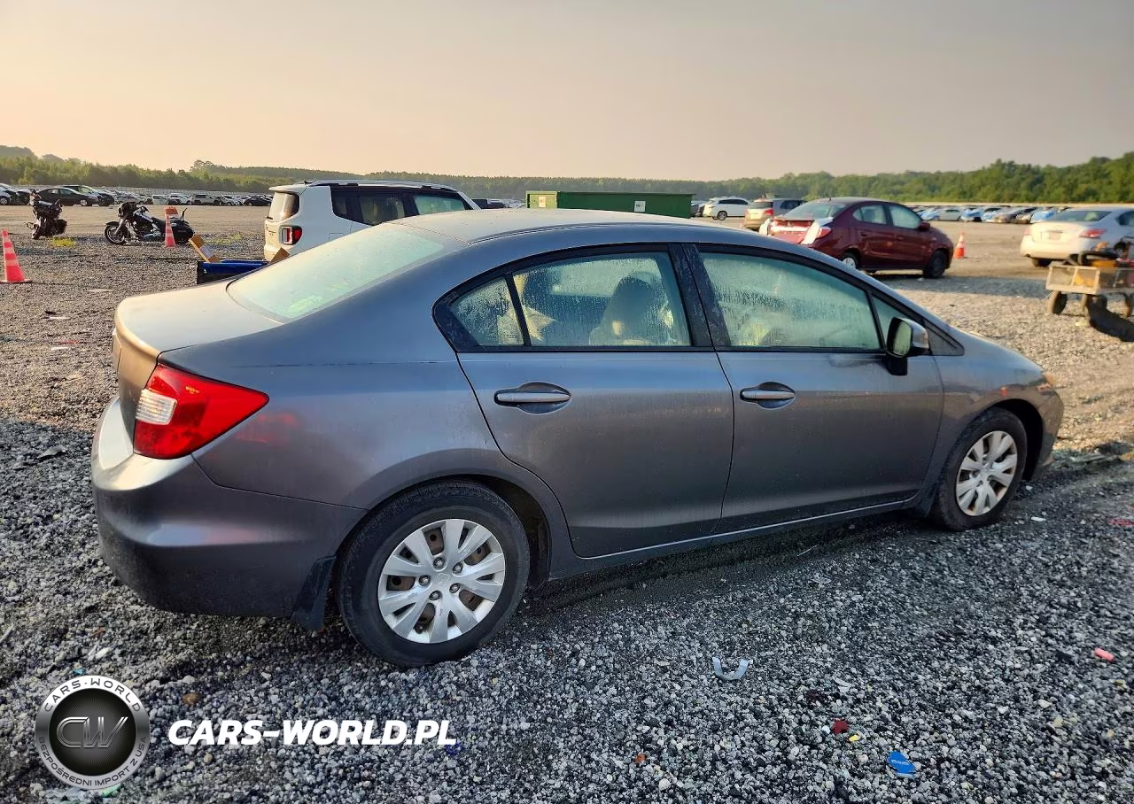 2012 Honda Civic Lx VIN:19XFB2F5XCE008573 - 3
