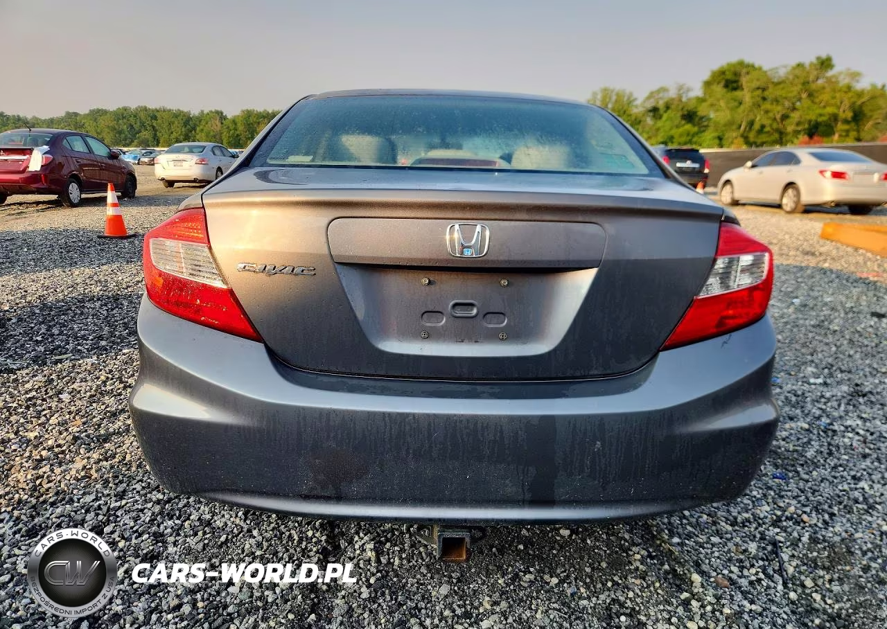 2012 Honda Civic Lx VIN:19XFB2F5XCE008573 - 6