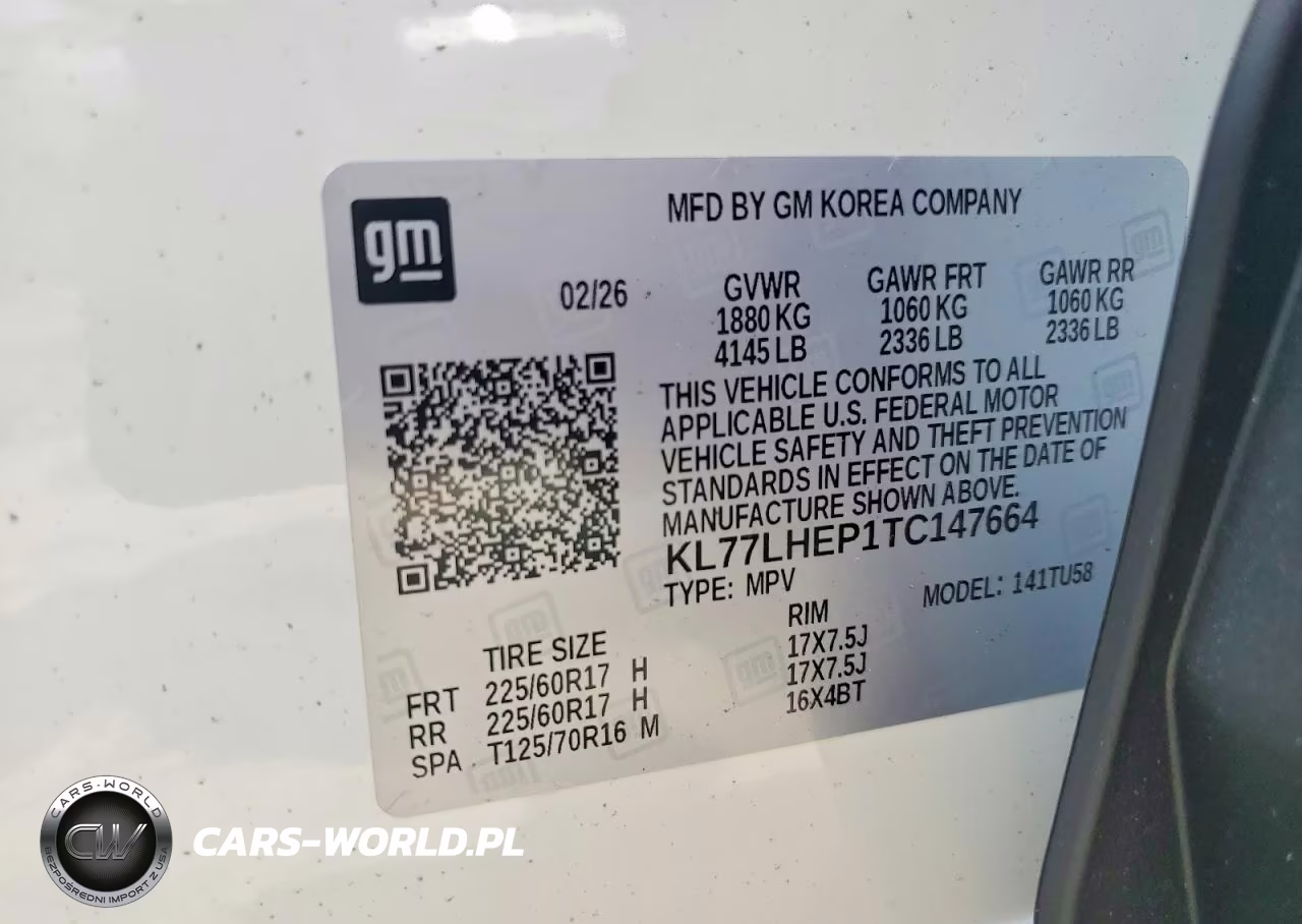 2026 Chevrolet Trax 1Lt VIN:KL77LHEP1TC147664 - 12