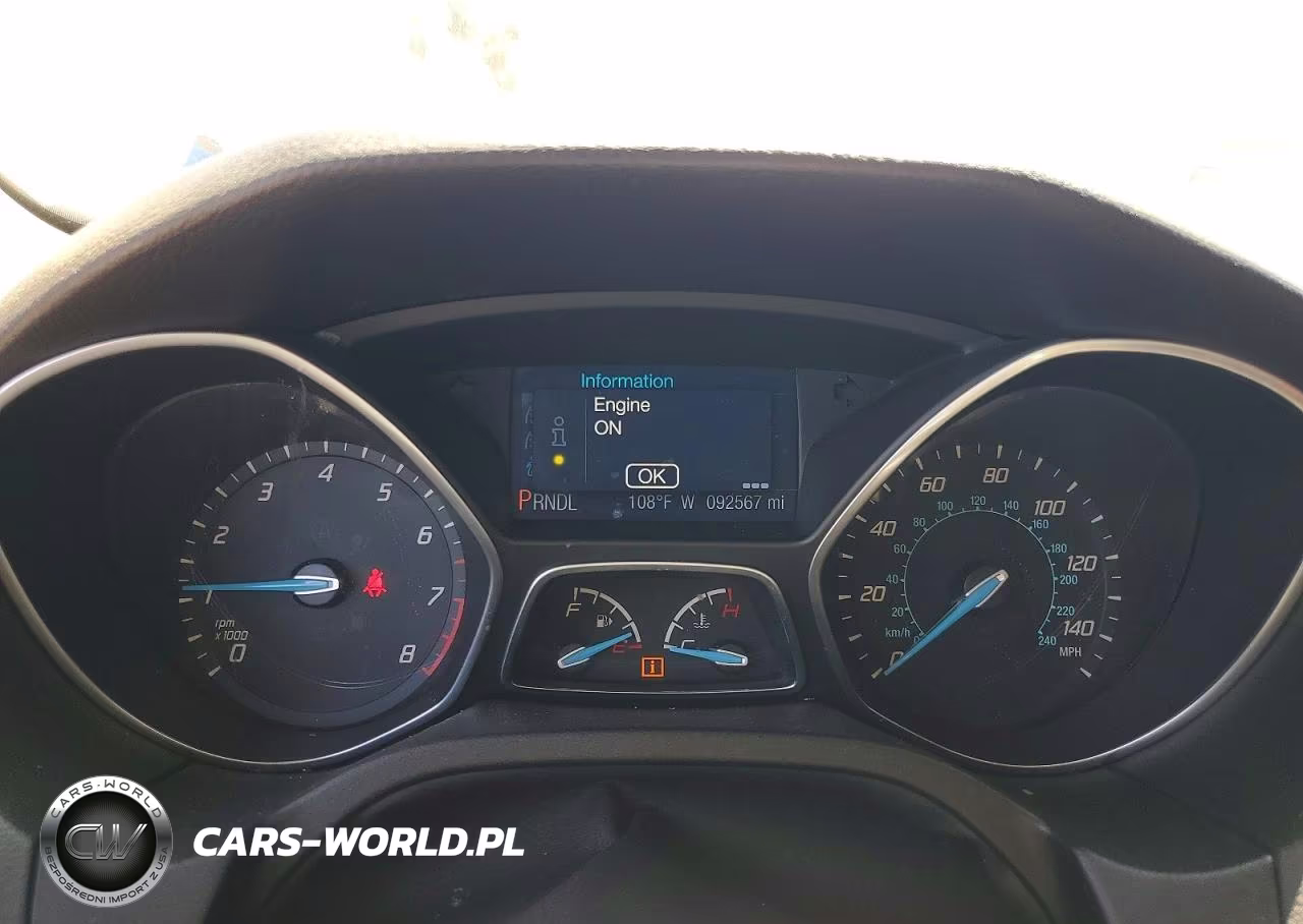 2014 Ford Focus Se VIN:1FADP3F27EL110840 - 9