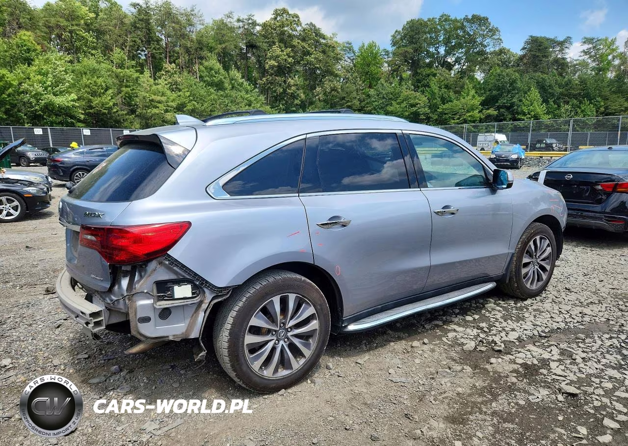 2016 Acura Mdx Technology VIN:5FRYD4H47GB005566 - 3