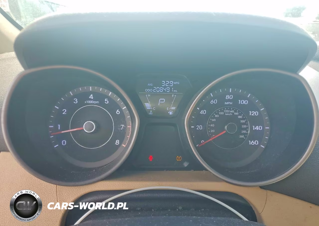 2013 Hyundai Elantra Gls VIN:5NPDH4AEXDH333715 - 9