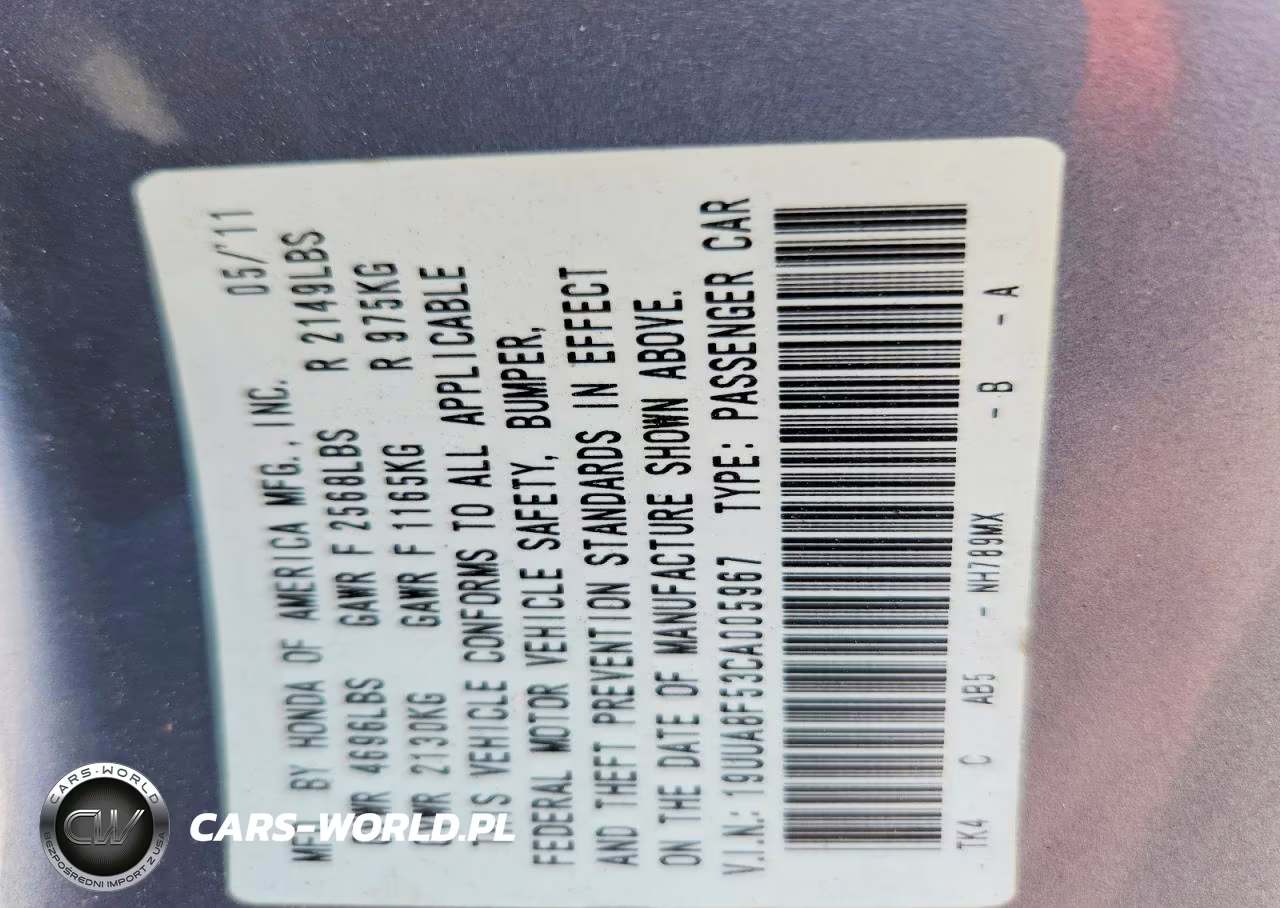 2012 Acura Tl VIN:19UUA8F53CA005967 - 13