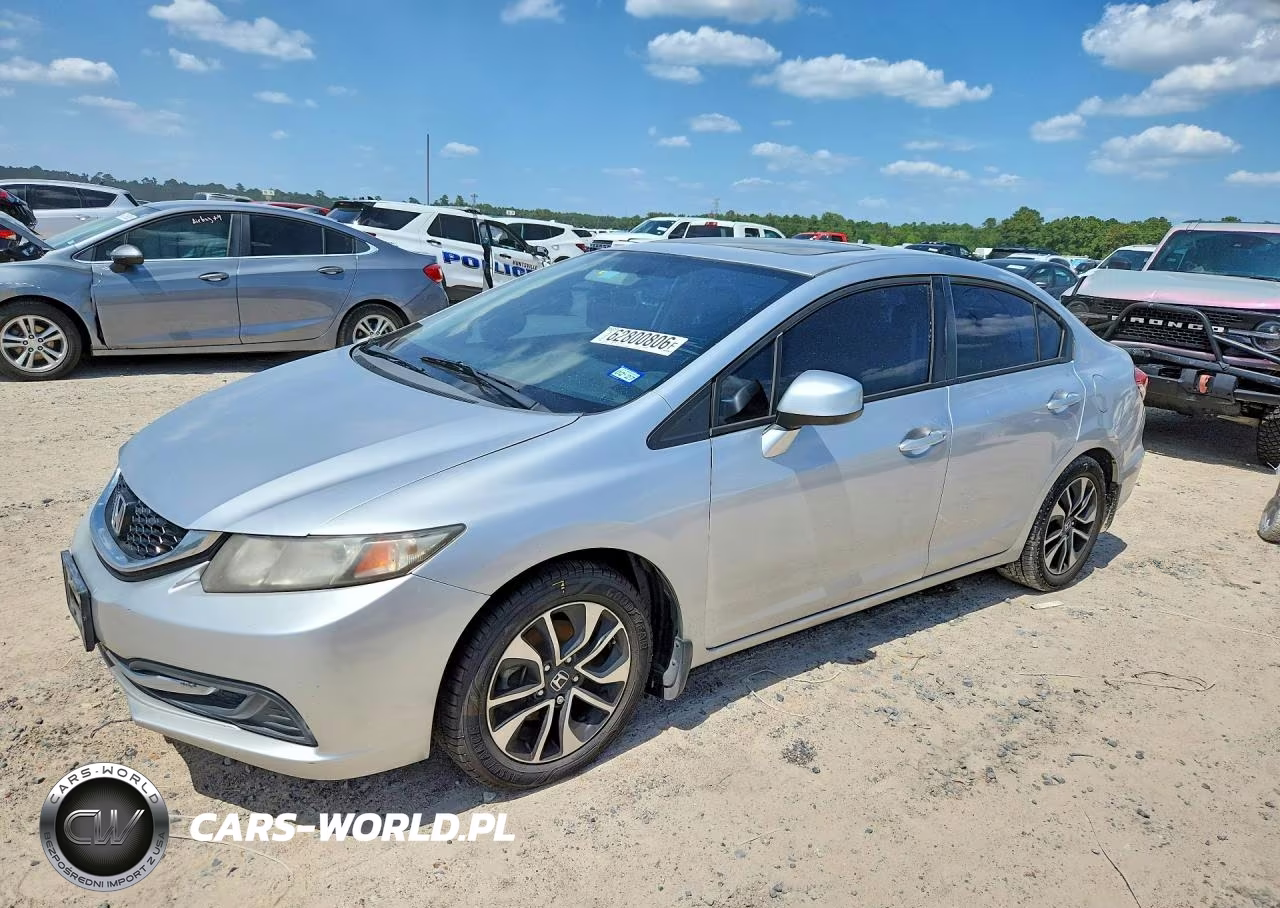 2013 Honda Civic Ex VIN:19XFB2F8XDE227190 - 1
