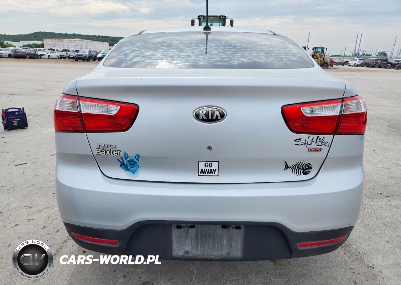 2013 Kia Rio Lx VIN:KNADM4A3XD6244261 - 6