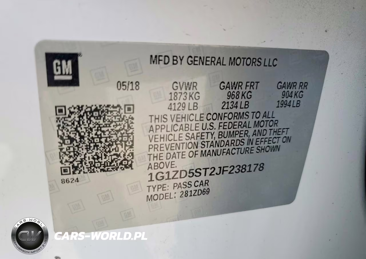 2018 Chevrolet Malibu Lt VIN:1G1ZD5ST2JF238178 - 12