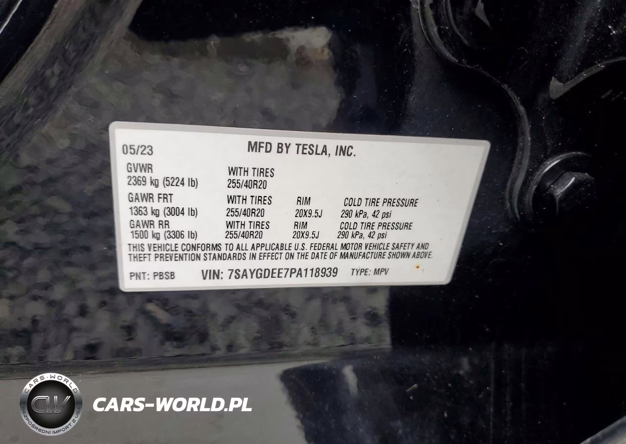 2023 Tesla Model Y VIN:7SAYGDEE7PA118939 - 12