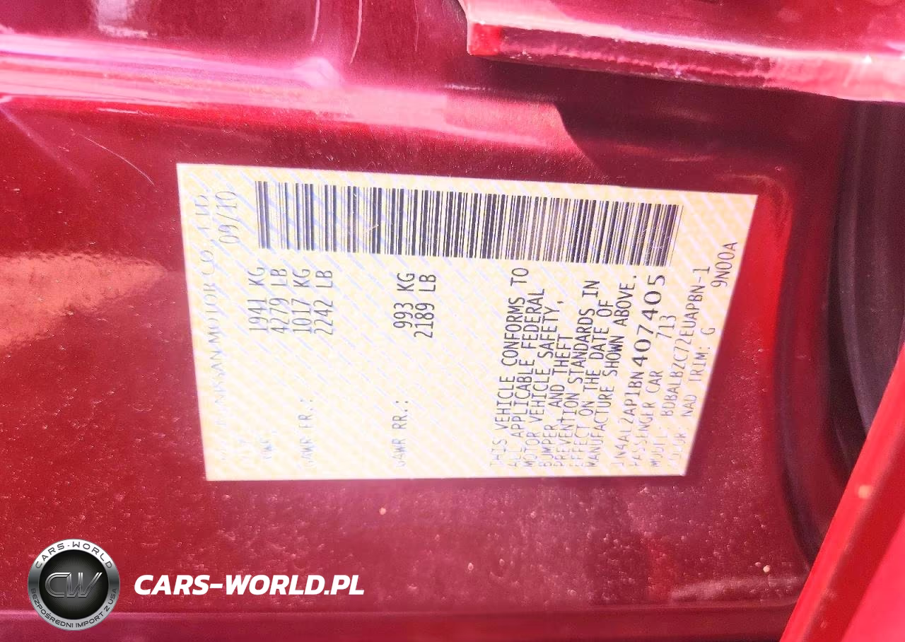 2011 Nissan Altima 2.5 VIN:1N4AL2AP1BN407405 - 12