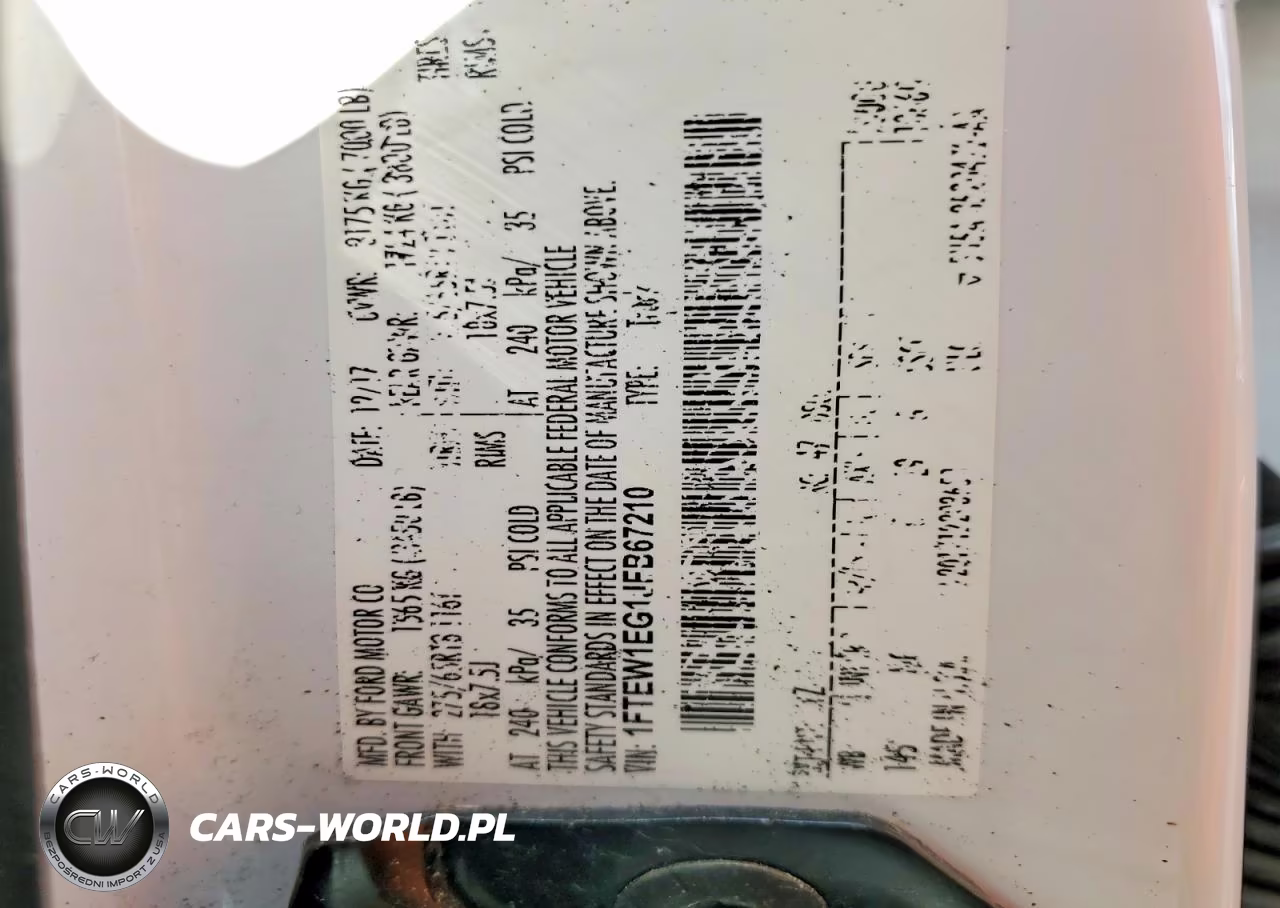 2018 Ford F150 Supercrew VIN:1FTEW1EG1JFB67210 - 12