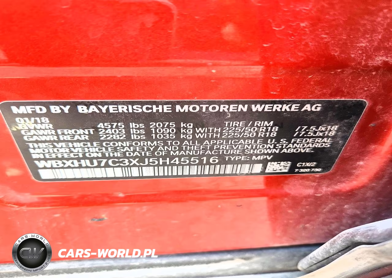 2018 BMW X1 Sdrive28I VIN:WBXHU7C3XJ5H45516 - 13