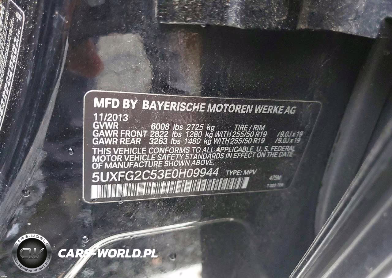 2014 BMW X6 xDrive35I VIN:5UXFG2C53E0H09944 - 13