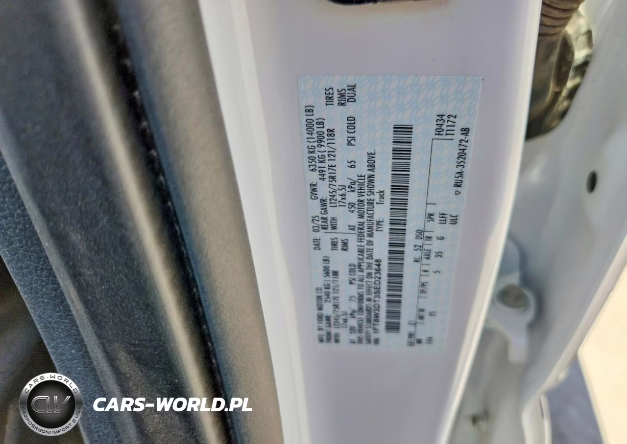 2025 Ford F350 Super Duty VIN:1FT8W3DT3SED23648 - 12