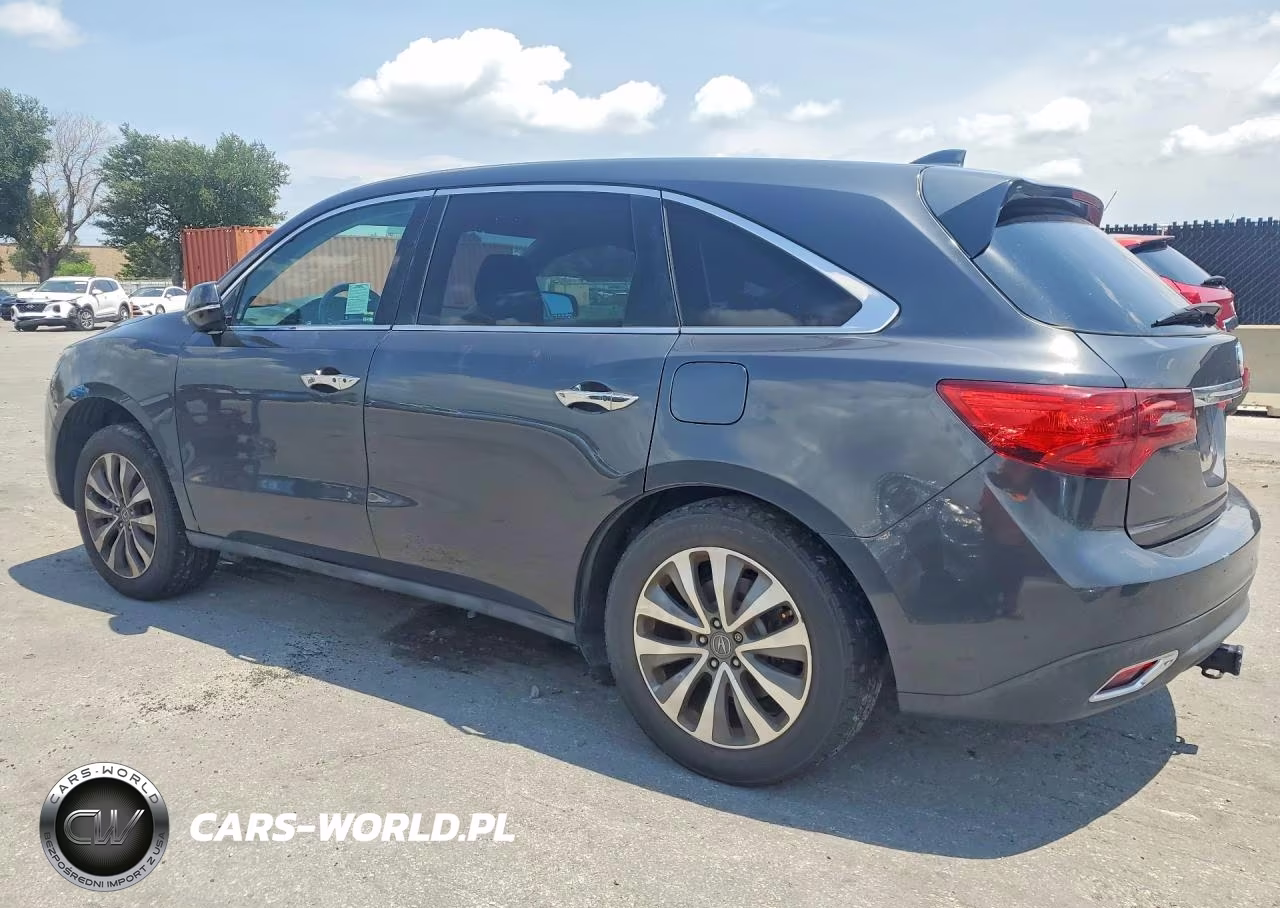 2014 Acura Mdx Technology VIN:5FRYD3H40EB017355 - 2