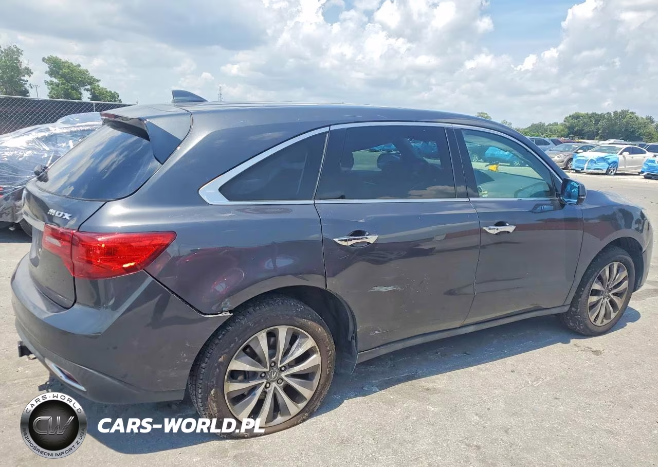 2014 Acura Mdx Technology VIN:5FRYD3H40EB017355 - 3