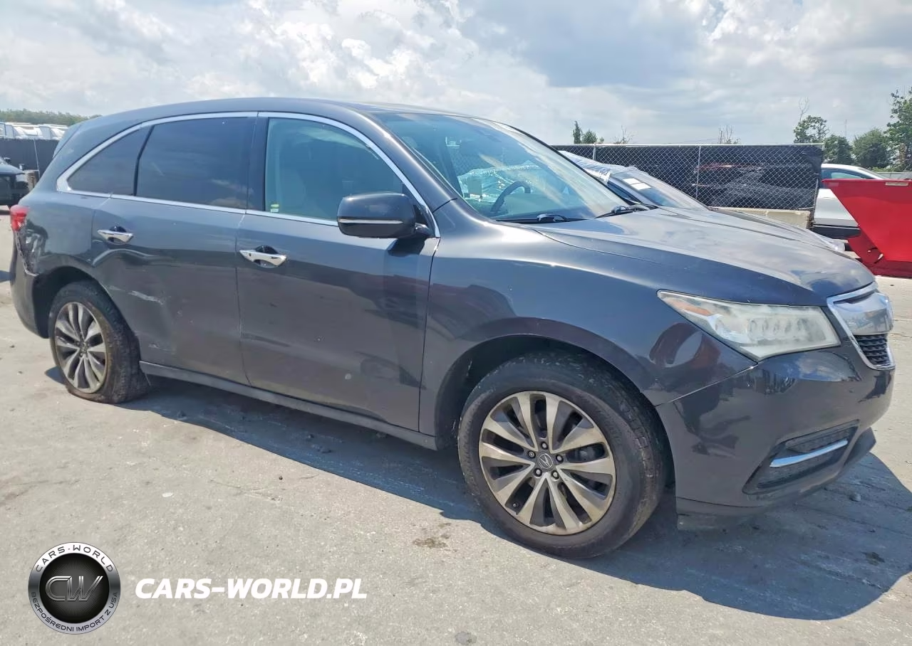 2014 Acura Mdx Technology VIN:5FRYD3H40EB017355 - 4