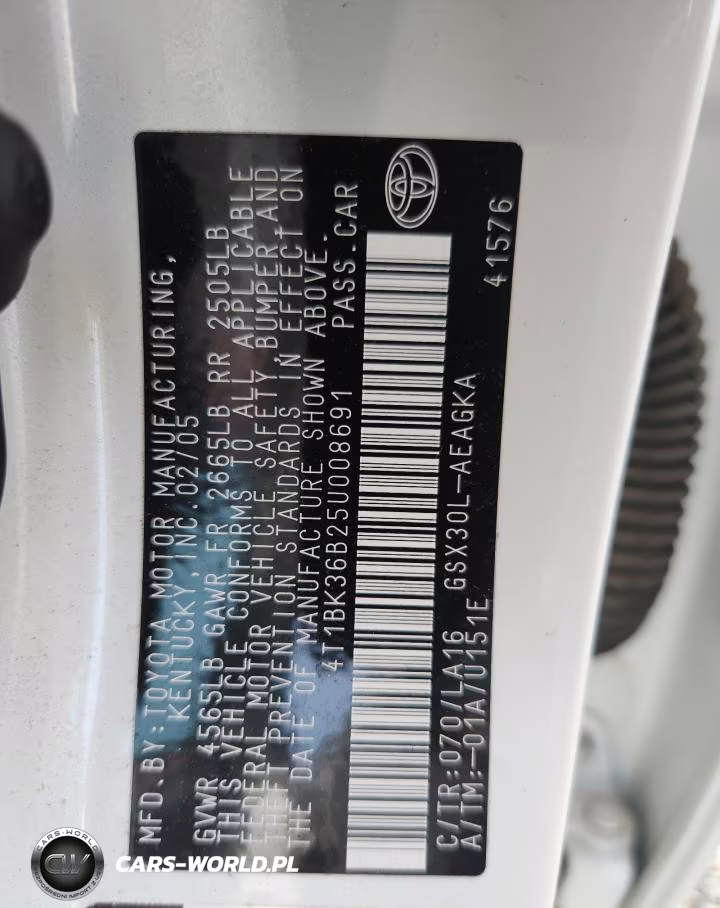 2005 Toyota Avalon Xls VIN:4T1BK36B25U008691 - 12