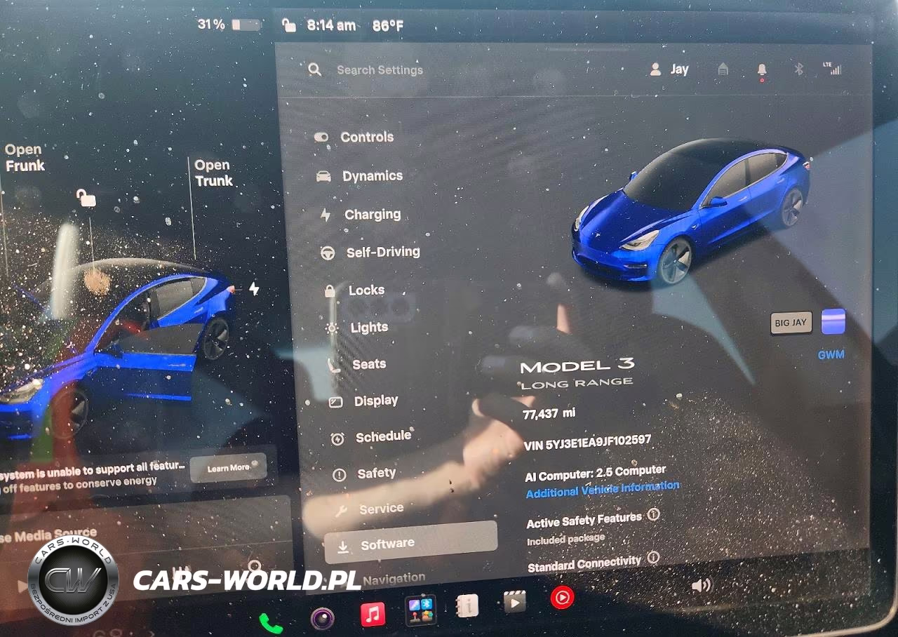 2018 Tesla Model 3 VIN:5YJ3E1EA9JF102597 - 9
