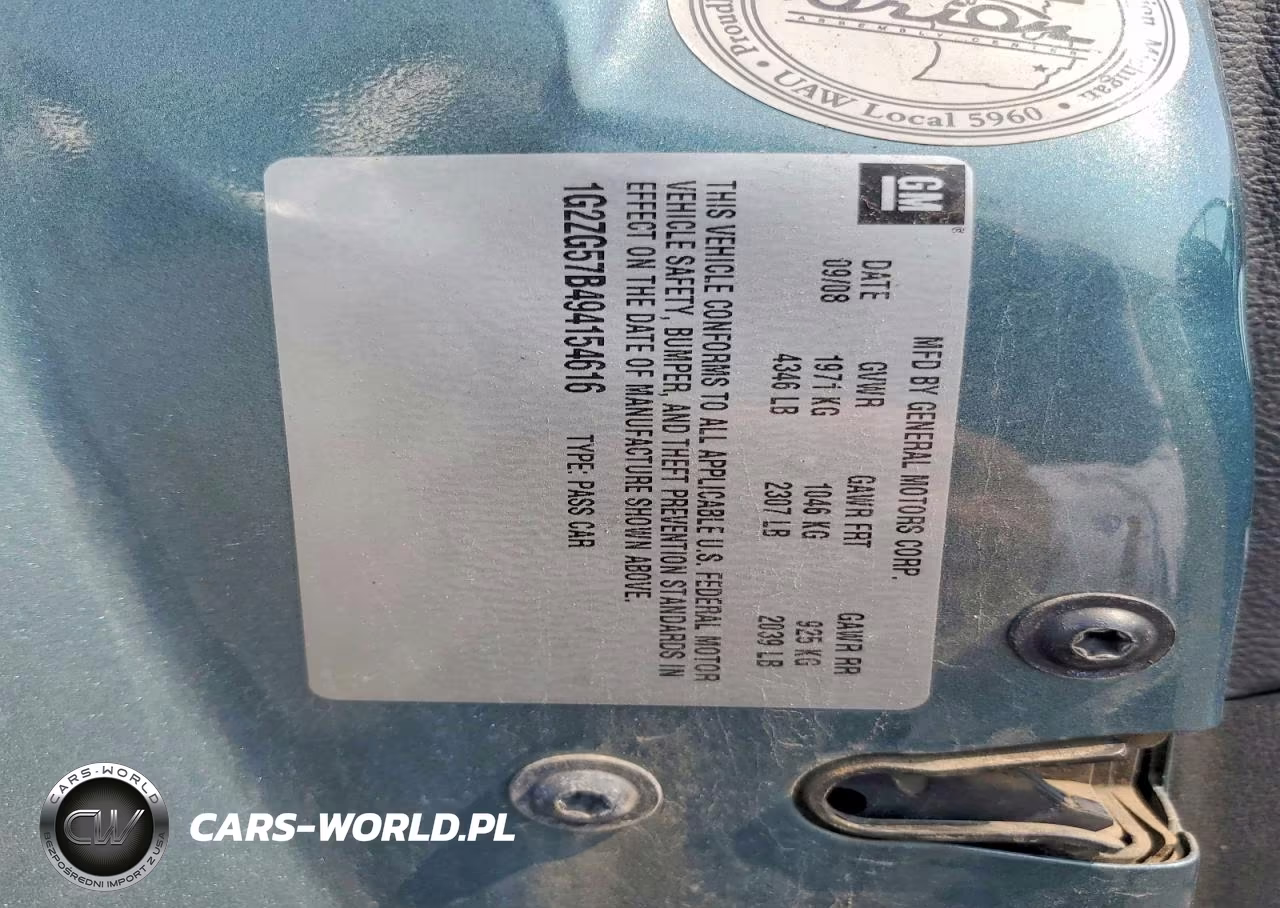2009 Pontiac G6 VIN:1G2ZG57B494154616 - 12