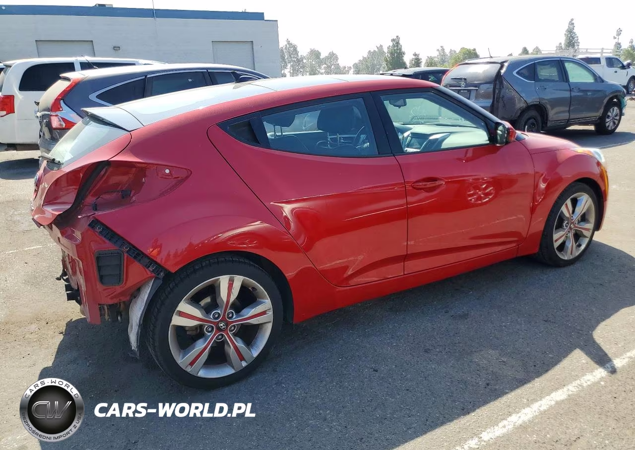 2014 Hyundai Veloster Base VIN:KMHTC6AD1EU182506 - 3
