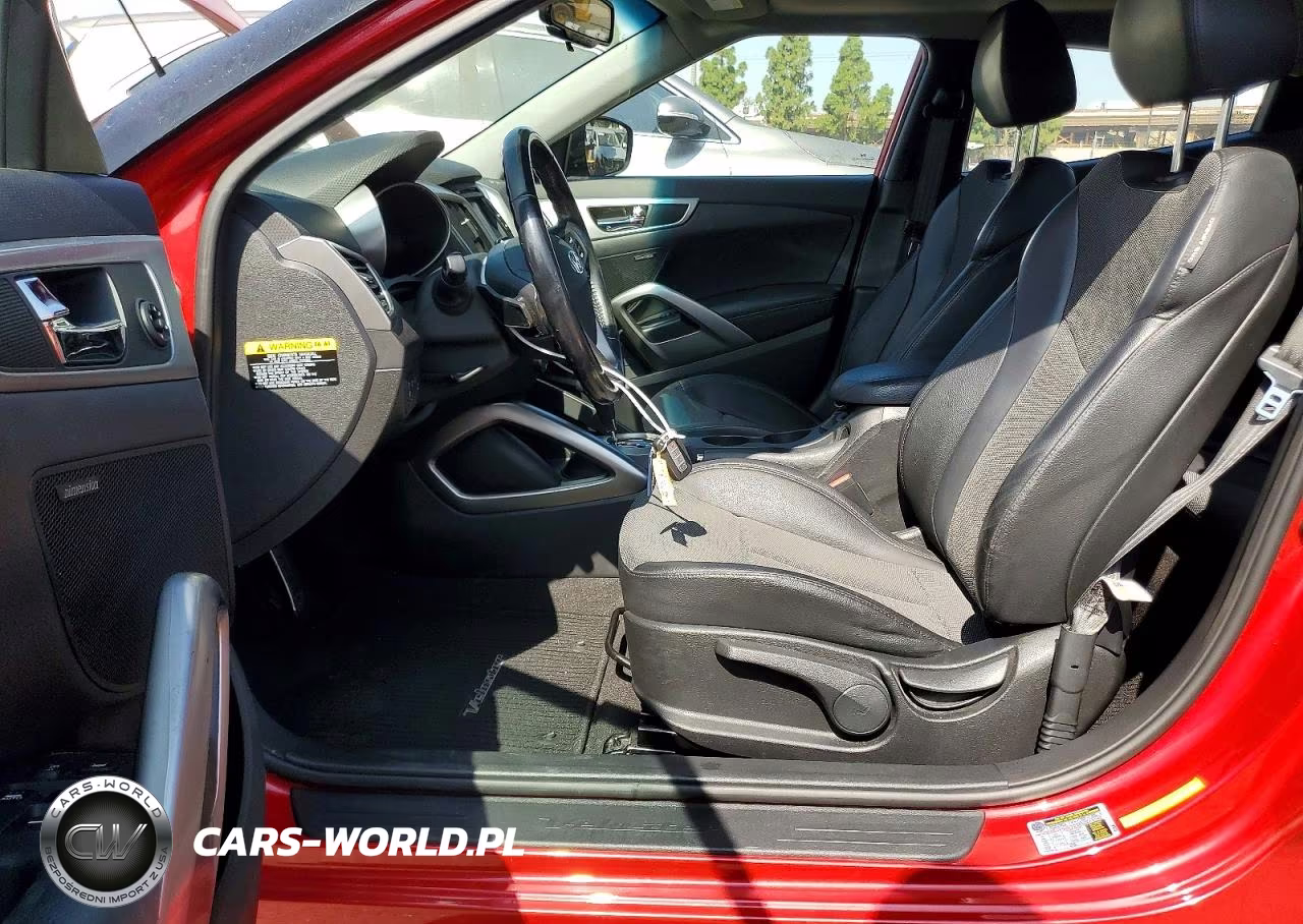 2014 Hyundai Veloster Base VIN:KMHTC6AD1EU182506 - 7