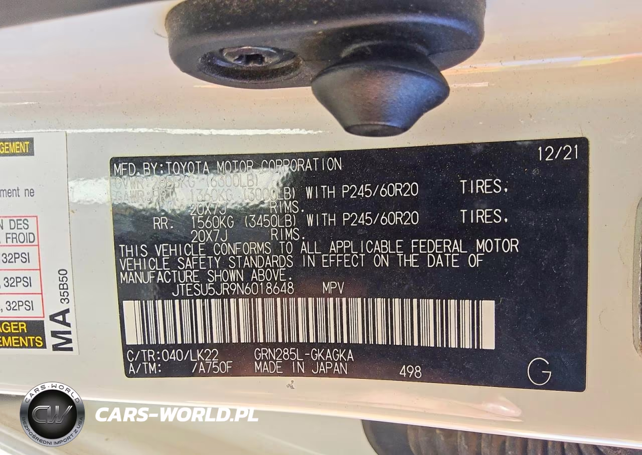 2022 Toyota 4Runner Trd Sport VIN:JTESU5JR9N6018648 - 14