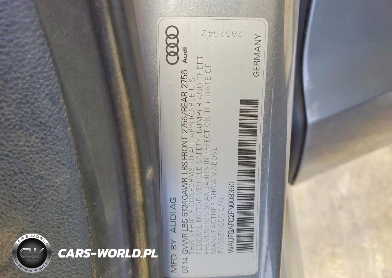 2015 Audi A6 Premium Plus VIN:WAUFGAFC2FN008350 - 13