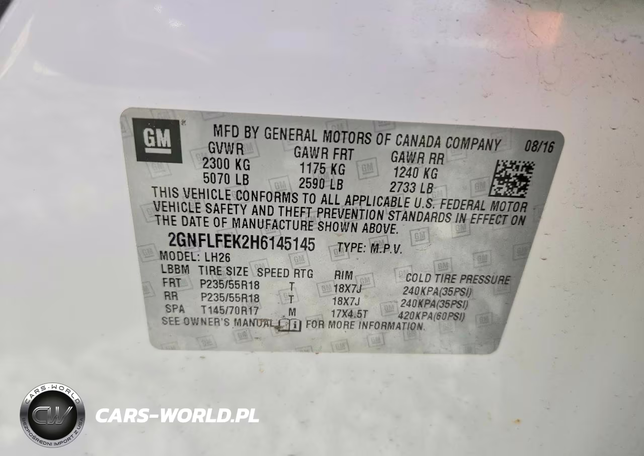2017 Chevrolet Equinox Lt VIN:2GNFLFEK2H6145145 - 13