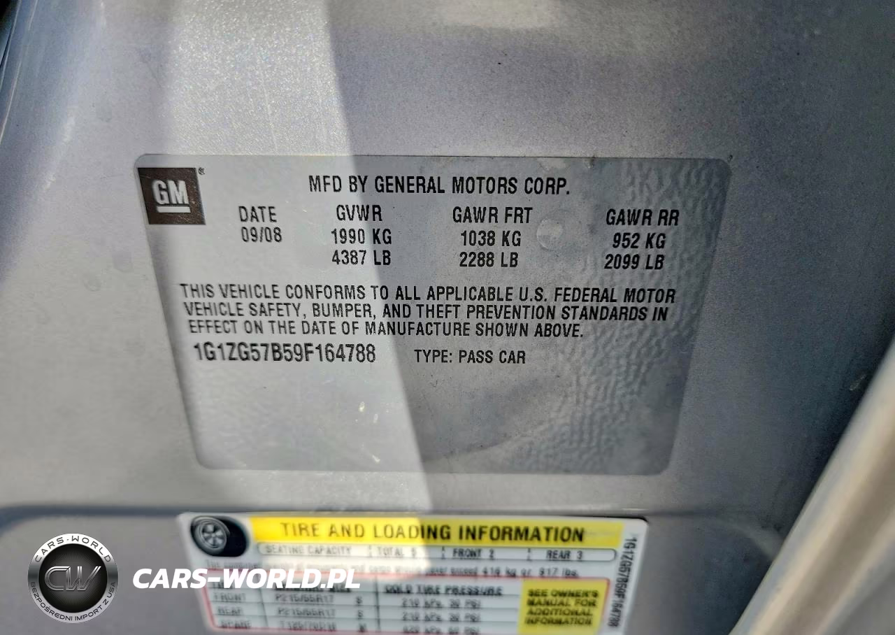 2009 Chevrolet Malibu Ls VIN:1G1ZG57B59F164788 - 12
