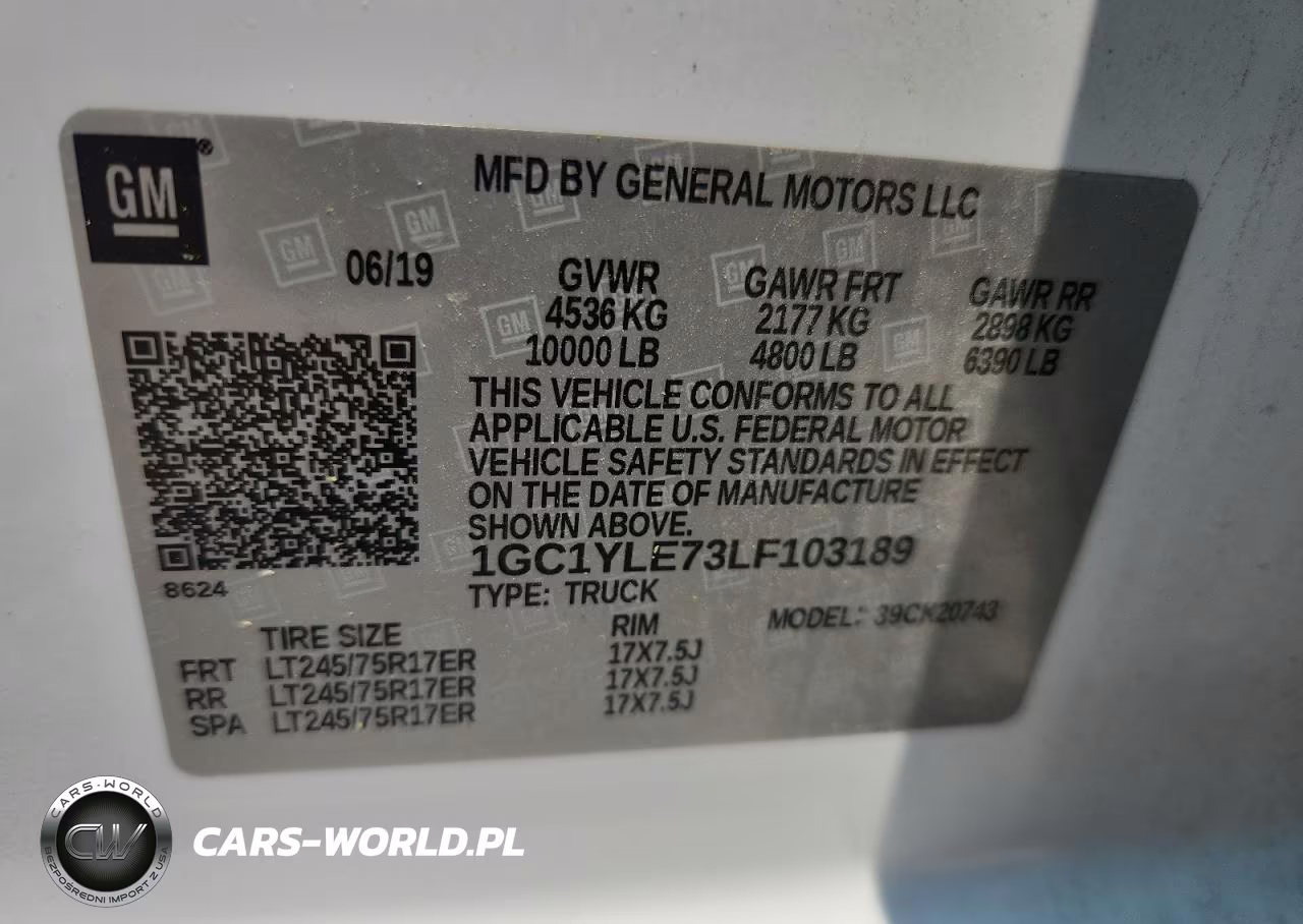 2020 Chevrolet Silverado K2500 Heavy Duty VIN:1GC1YLE73LF103189 - 12