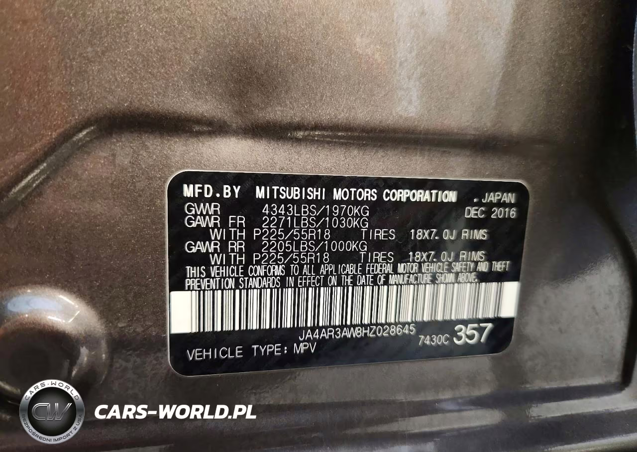 2017 Mitsubishi Outlander Sport Es VIN:JA4AR3AW8HZ028645 - 13