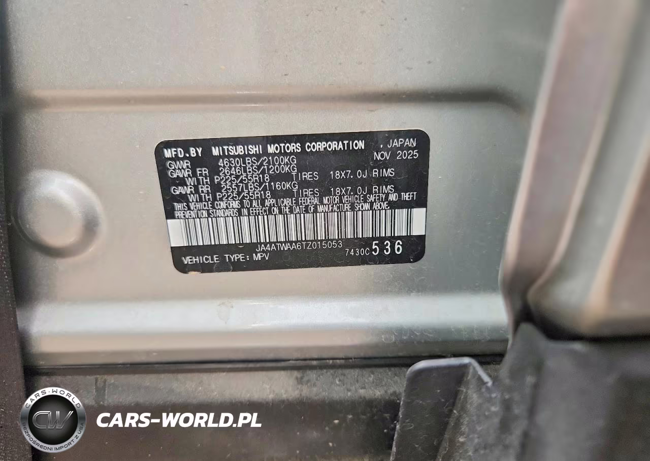 2026 Mitsubishi Eclipse Cross Se VIN:JA4ATWAA6TZ015053 - 13