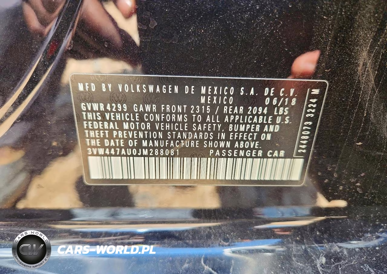 2018 Volkswagen Gti S-Se VIN:3VW447AU0JM288081 - 13