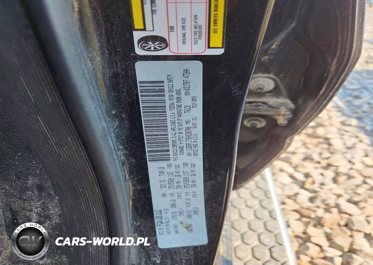 2019 Ram 1500 Laramie VIN:1C6SRFJT5KN536708 - 12